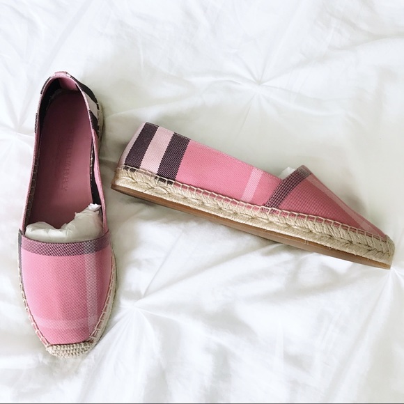 burberry espadrilles pink